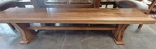Load image into Gallery viewer, 84&quot; Solid Wood Bench with Aframe Base