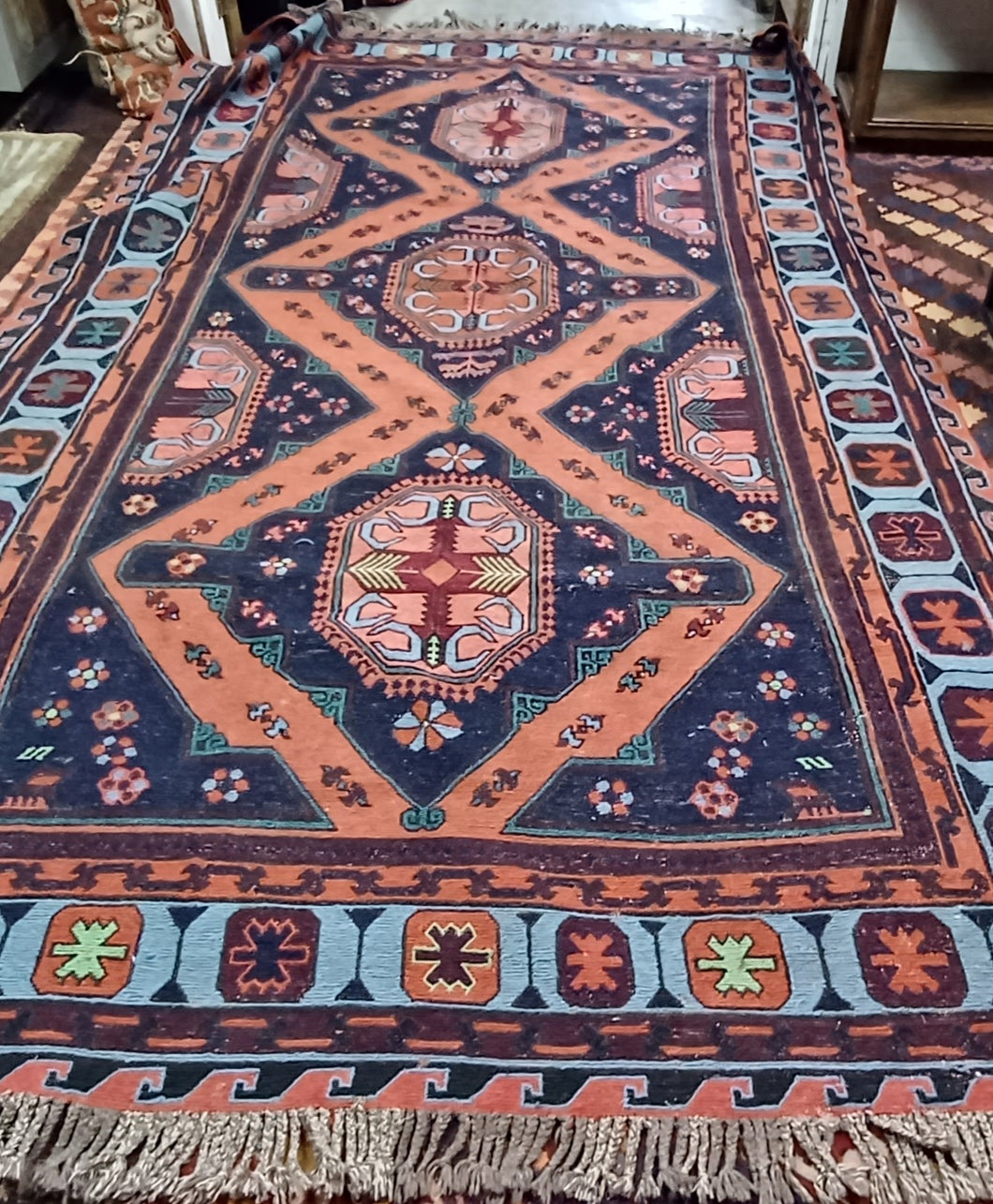 Gorgeous Colorful Russian Somack RUG
