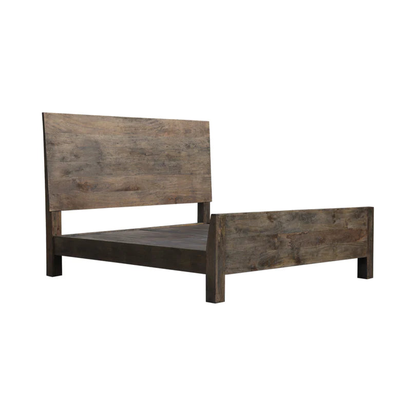 The Arroyo Bed – King | Solid Wood Platform Bed with Wide Panel Headboard