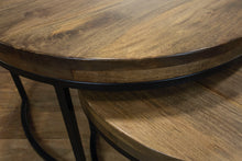 Load image into Gallery viewer, The Echo Nesting Table – Solid Wood Layered Coffee Table Set