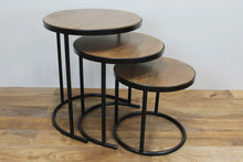 Load image into Gallery viewer, The Echo Side Tables – Solid Wood Nesting End Table Set