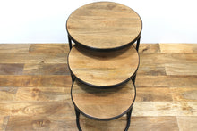 Load image into Gallery viewer, The Echo Side Tables – Solid Wood Nesting End Table Set