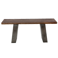 Load image into Gallery viewer, The Fremont Console – 72&quot; Industrial A-Frame Solid Wood Table