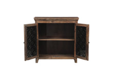 Load image into Gallery viewer, The Gallatin Cabinet – 36&quot; 2-Door Carved Wood Storage Console