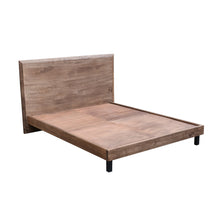 Load image into Gallery viewer, The Kaelen Bed – Queen | Solid Wood Platform Frame with Soft Tapered Design