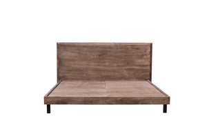The Kaelen Bed – King | Solid Wood Platform Bed with Tapered Frame
