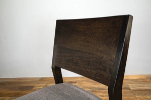 The Laramie Chair – Solid Hardwood Dining Chair in Dark Walnut