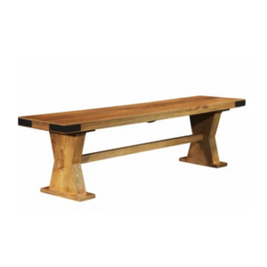 The Mesa Bench – 72" Solid Wood Dining or Entryway Bench