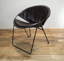 Load image into Gallery viewer, The Nomad Chair – Low-Profile Buffalo Leather Lounge Chair