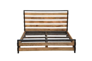 The Ojai Platform Bed – King | Mixed Wood Modern Frame