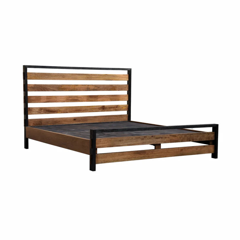 The Ojai Platform Bed – King | Mixed Wood Modern Frame