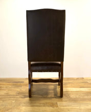 Load image into Gallery viewer, The Rawlins Chair – Cowhide Leather Dining Chair with Nailhead Trim