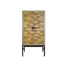 Load image into Gallery viewer, The Ralston Cabinet – Vertical Accent Cabinet with Mixed Wood Doors