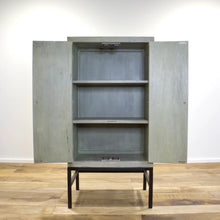 Load image into Gallery viewer, The Ralston Cabinet – Vertical Accent Cabinet with Mixed Wood Doors