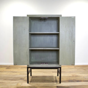 The Ralston Cabinet – Vertical Accent Cabinet with Mixed Wood Doors