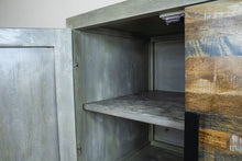 Load image into Gallery viewer, The Ralston Cabinet – Wide Profile Mixed Wood Accent Cabinet