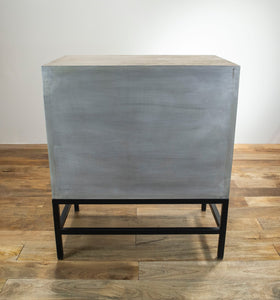 The Ralston Cabinet – Wide Profile Mixed Wood Accent Cabinet