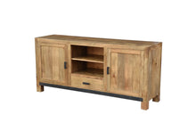 Load image into Gallery viewer, The Winslow Cabinet – 60&quot; Rustic Wood Media &amp; Storage Console