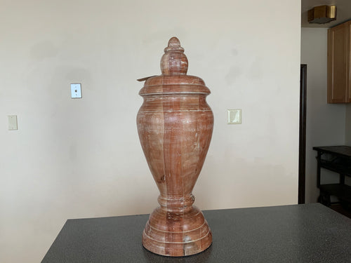 Solid Wood Vase