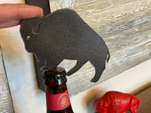 Load image into Gallery viewer, Metal Bison Bottle Opener