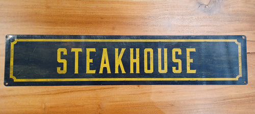 Steakhouse Metal Sign