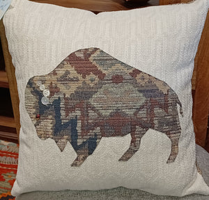 Buffalo Quilted Pillow