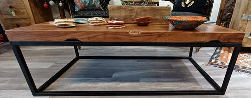 Trimmed Live Edge Coffee Table