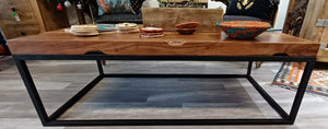 Trimmed Live Edge Coffee Table