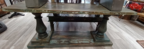 Farmhouse Rustic Console Table