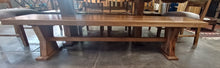 Load image into Gallery viewer, 84&quot; Solid Wood Bench with Aframe Base