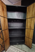 Load image into Gallery viewer, Tall Cabinet with Iron Circles 4 Shelves