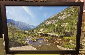 Lake Haiyaha Framed by Local Artist