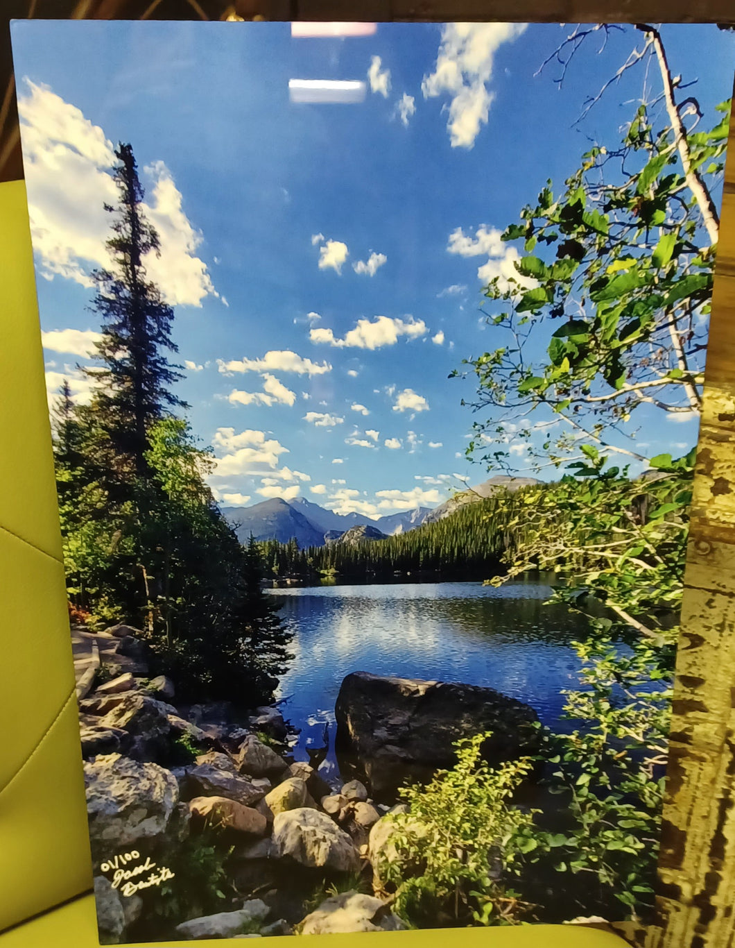 Bear Lake on Metal by Local Artist