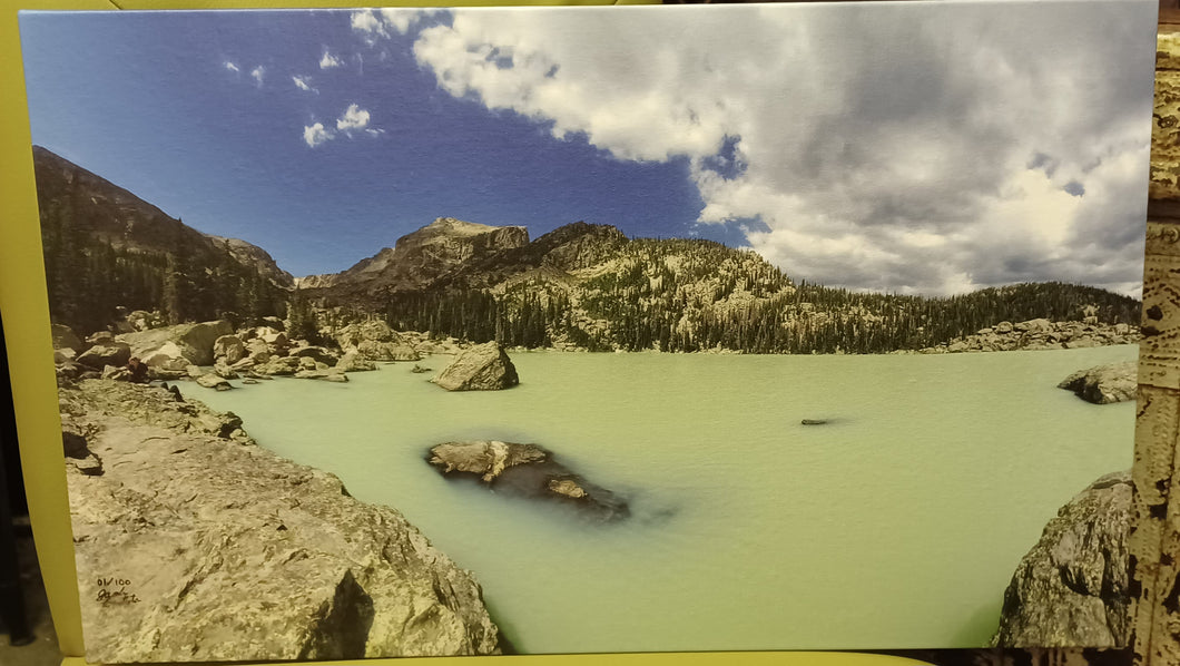 Dream Lake on Canvas by Local Artist
