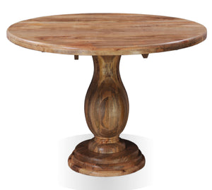 54" Round Dining Table with Globe Base