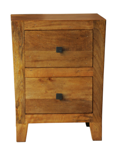 2 Drawer Tapered Night Stand