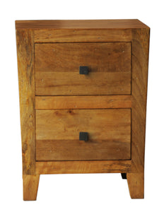 2 Drawer Tapered Night Stand