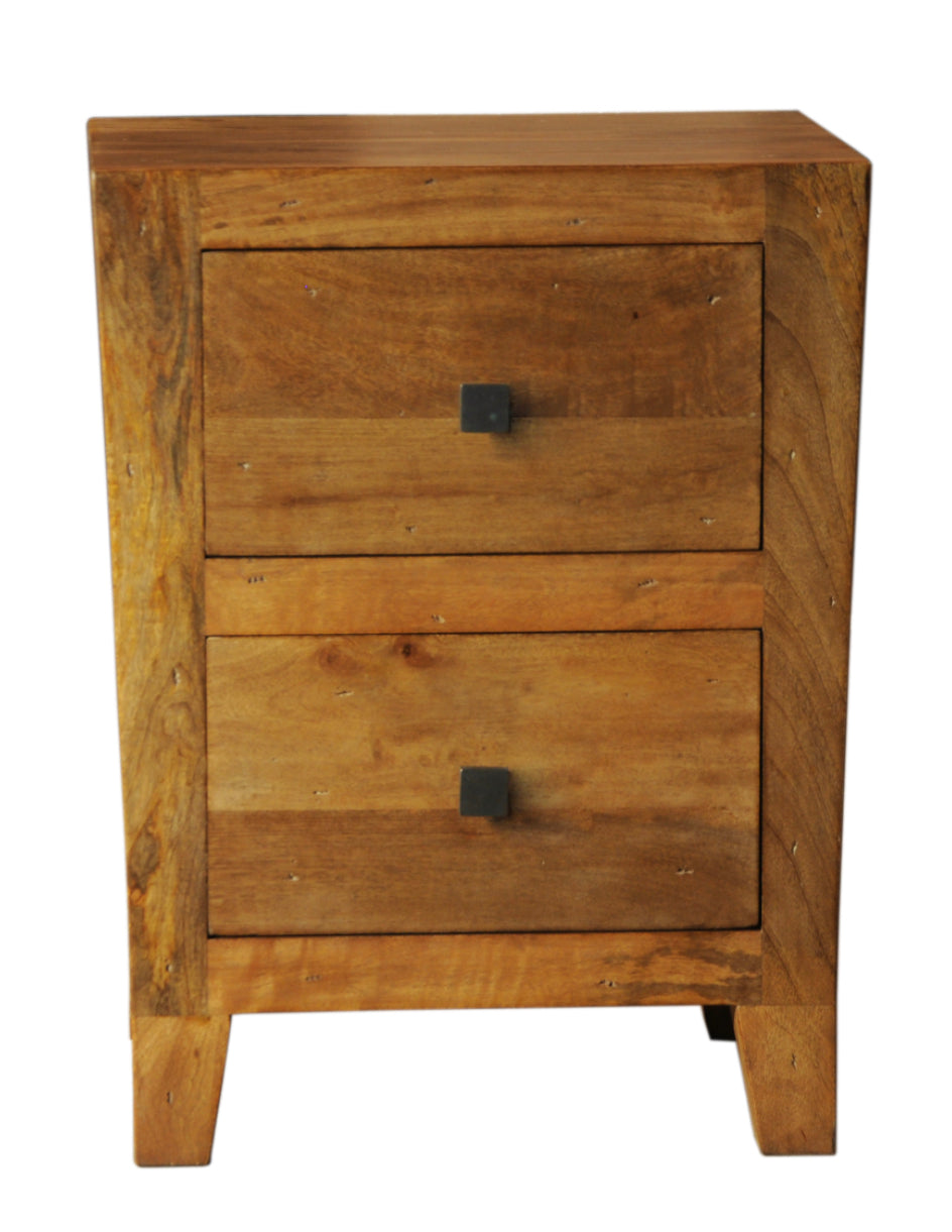 2 Drawer Tapered Night Stand