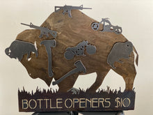 Load image into Gallery viewer, Metal Bison Bottle Opener