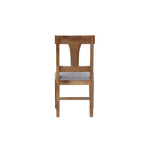 Load image into Gallery viewer, The Timberline Dining Chair – T Back Solid Hardwood Chair with Upholstered Seat