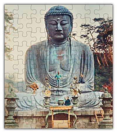 Buddha Birch Wood Puzzle