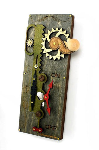 Gray Single Rack and Pinon Switch Plate Cover