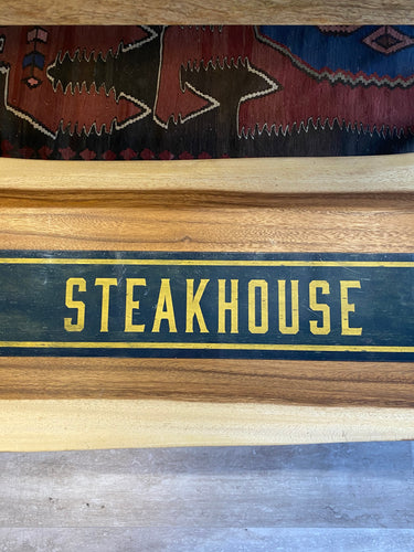 Steakhouse Metal Sign