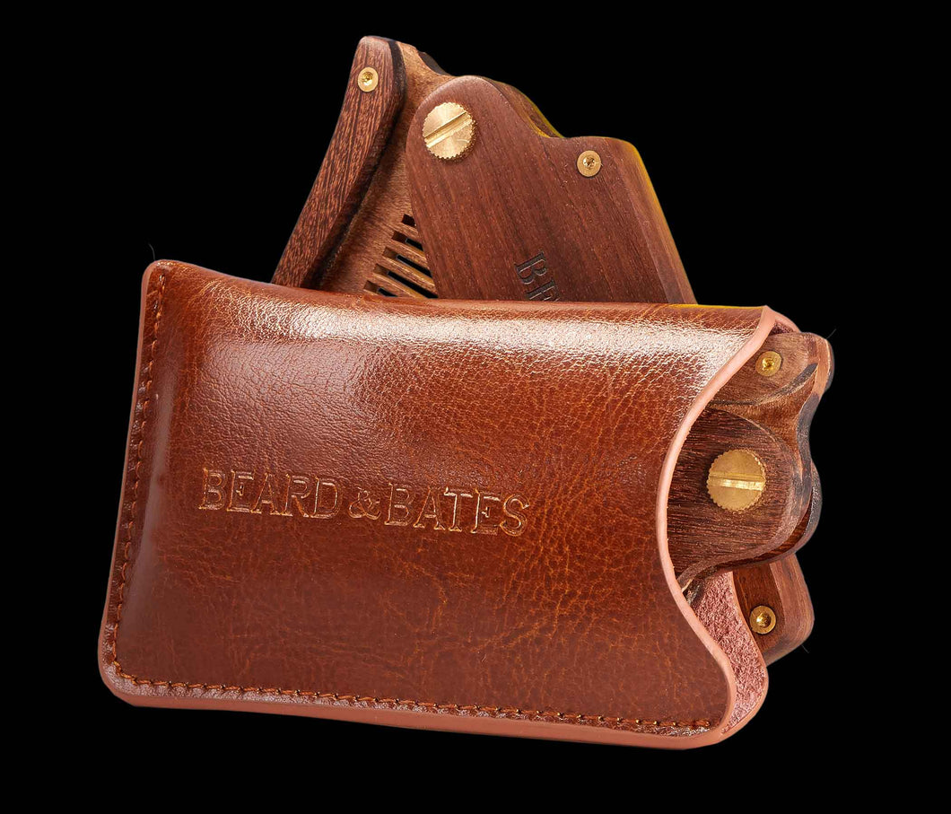 Genuine Leather Pouch for Switchblade Comb