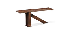 Load image into Gallery viewer, Tripod Console Table Walnut4 - Bronze
