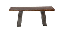 Load image into Gallery viewer, The Fremont Console – 72&quot; Industrial A-Frame Solid Wood Table