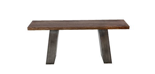 Industrial A Frame Solid Wood Console Table