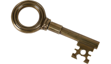 Load image into Gallery viewer, Brass Key Corkscrew