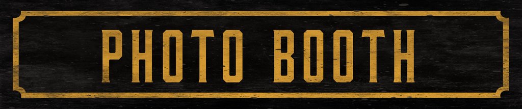 Photo Booth Metal Sign