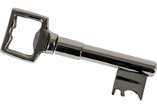 Load image into Gallery viewer, Brass Key Corkscrew in Chrome